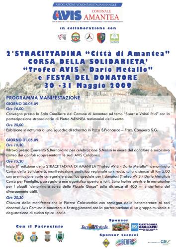 Locandina MARATONA-2009